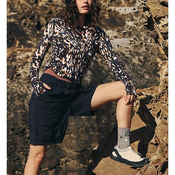 FP Movement by Free People Black and Brown Long Sleeve Top - Picture 9 of 11